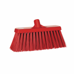 Escoba Recta Cerdas Duras Rojo x Und // Vikan