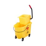 Balde con Escurridor 33 litros WaveBrak FG758088YEL Amarillo x Und // Rubbermaid