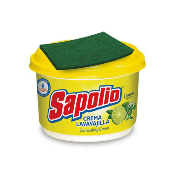 Lavavajilla en Crema en Pote x 800 grs caja  x 6 Und // Sapolio
