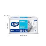 Papel Toalla Plus Interfoliado Blanco DH XL x 200 Und x Pqt // Elite - Imagen 3